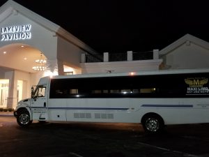 Party Bus Wedding - Lake Pavilion Foxboro - Maxi Limo